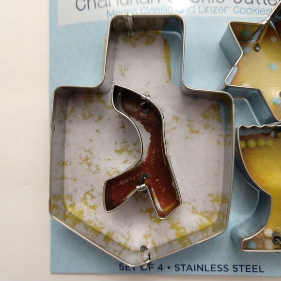 Chanukah Hanukkah Cookie Cutters HOLIDAY 4 Piece Set - Picture 3 of 7